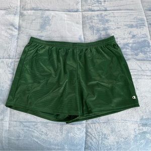 Green Champion Authentic Shorts Size XL